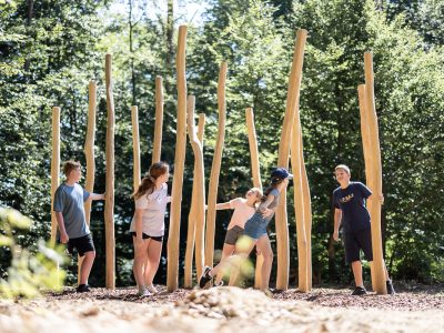 MOTORIKPARK Fürstenfeld_Familienausflug Steiermark_Stangenlayrinth